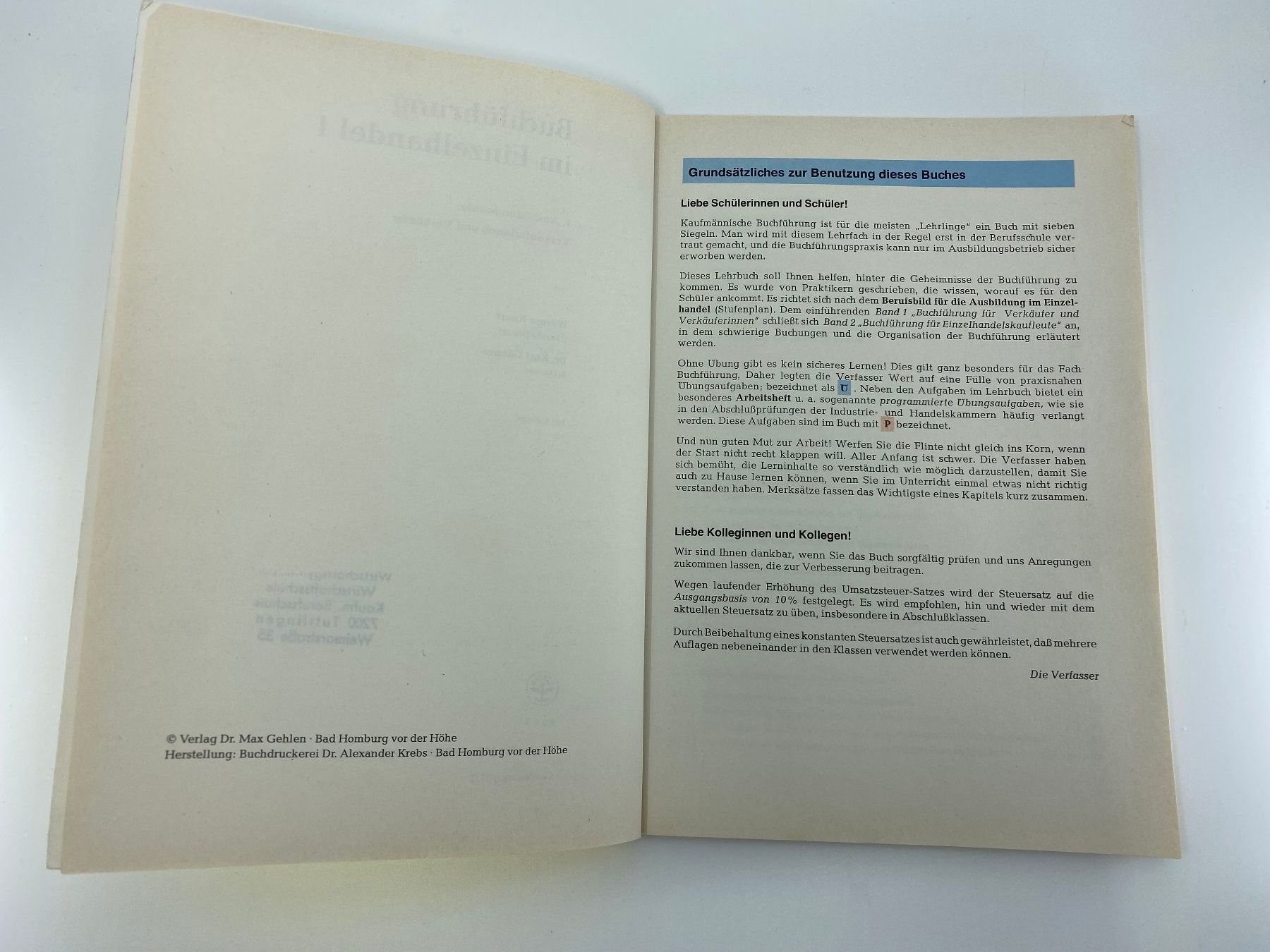 Libri: Buchführung im Einzelhandel 1 – Usato da Langwiesen venduto da Restposten-24 1