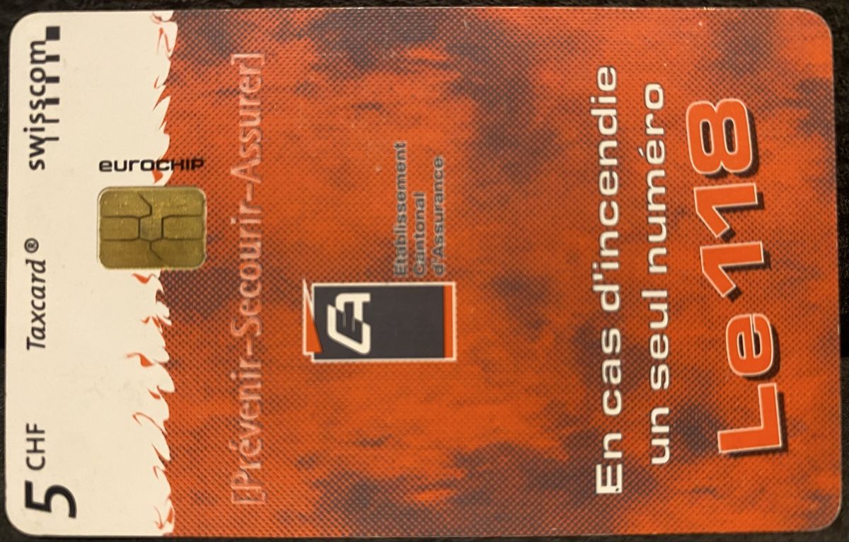 Telefon- & Taxkarten: P-Taxcard  – Gebraucht aus Lausanne von babacard10