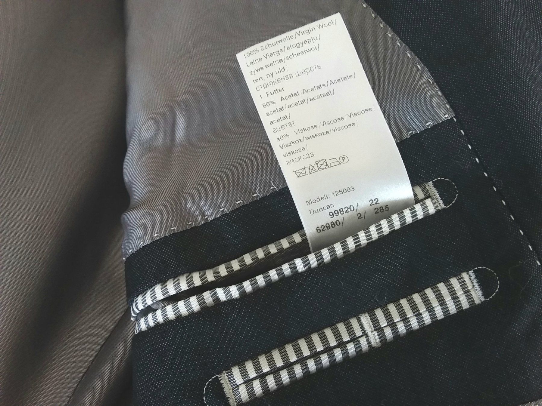 Giacche: DIGEL, Blazer, Gr 54 / 26,  Schurwolle – Nuovo (secondo la descrizione) da Immensee venduto da Btrutmann 5