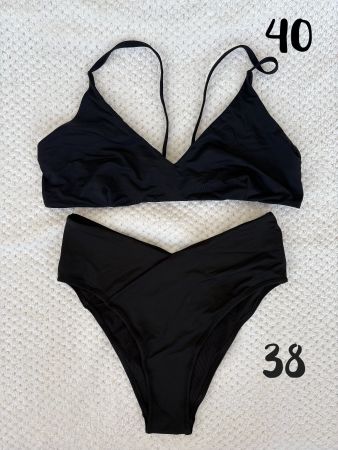 Badeanzug Damen schwarz Grösse 40/38