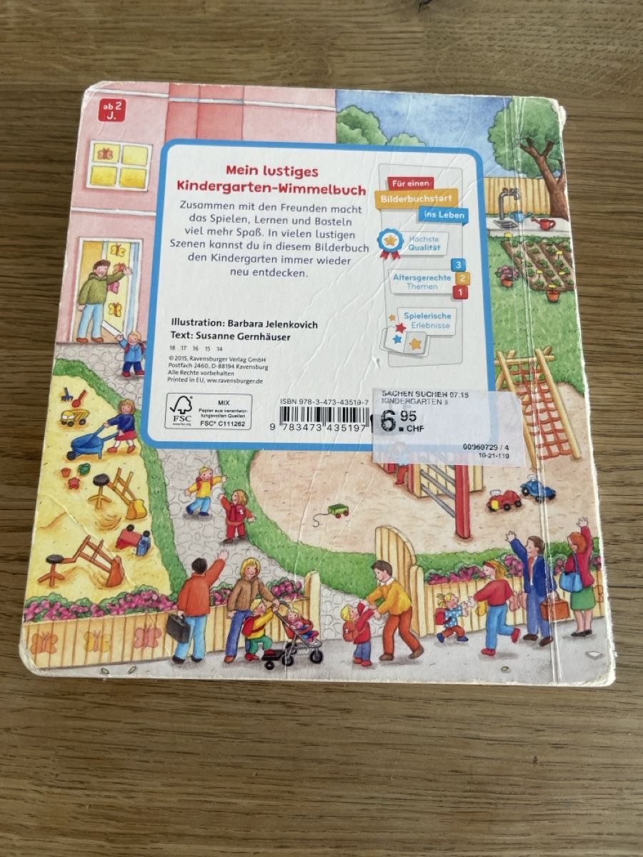 Bücher: Ravensburger Suchen suchen im Kindergarten Buch – Gebraucht aus Neukirch (Egnach) von BeniStore7 1