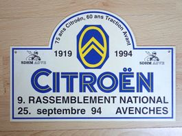 Citroen - Rallyeschild Avenches 1994
