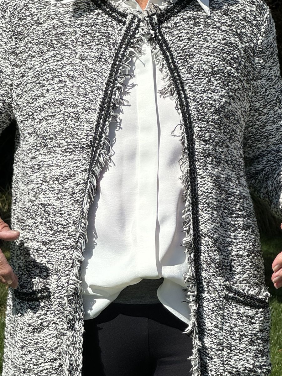 Vestes: Veste 3/4 chinée 40 – Neuf (Voir description) à Genève par flocon06 7