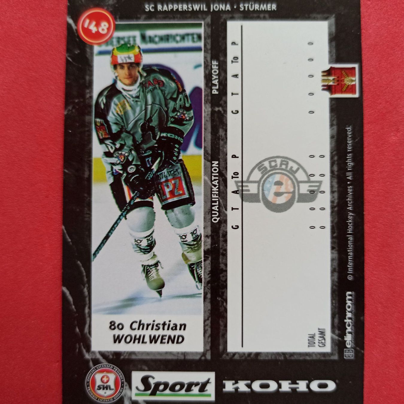 Sammelbilder & Trading cards: Christian Wohlwend - RAPPERSWIL  1996/97 – Gebraucht aus Dübendorf von kb86_MOVIE 1