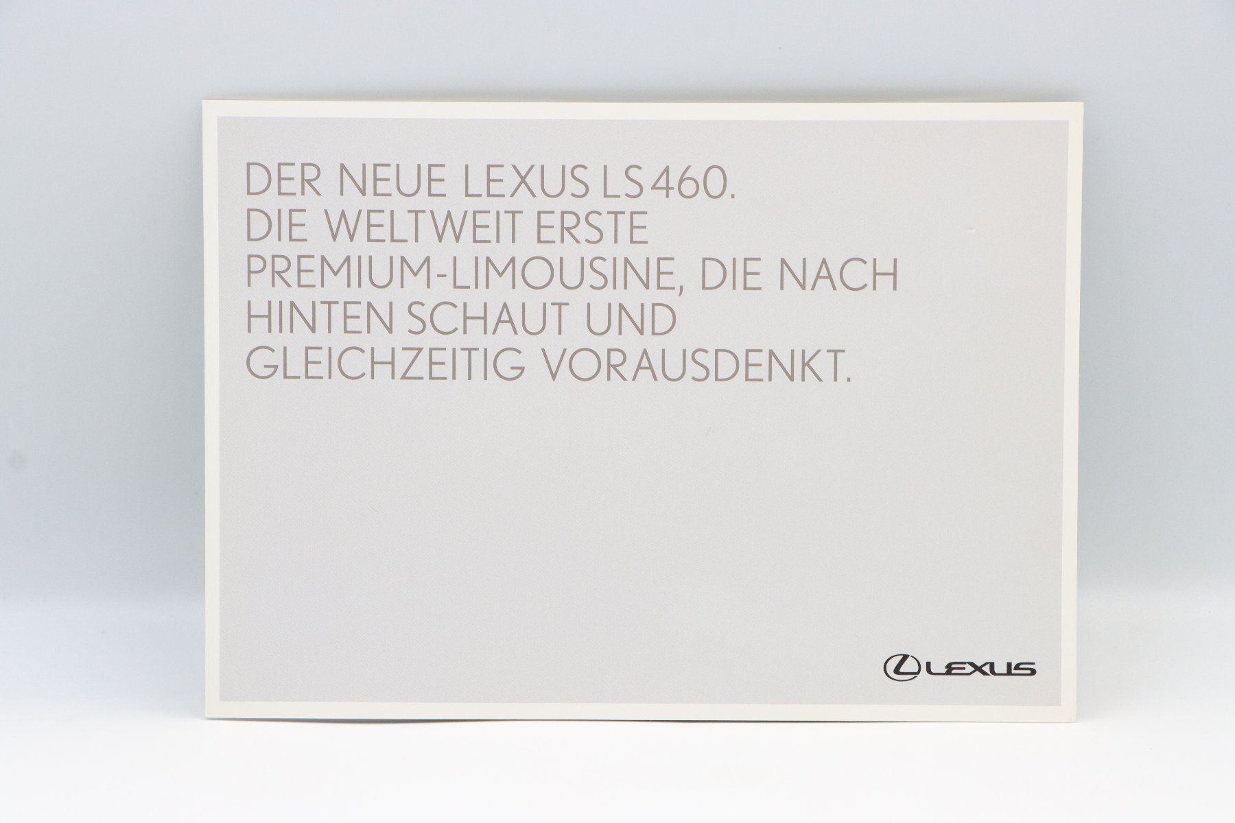 Lexus Documenti: Lexus LS460 2006 Prospekt – Usato da Bühl b.Aarberg venduto da Collectorpassions