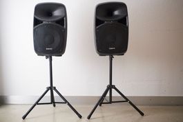 Aktivlautsprecher (PA) 600 W Nennleistung, Bluetooth, Mic