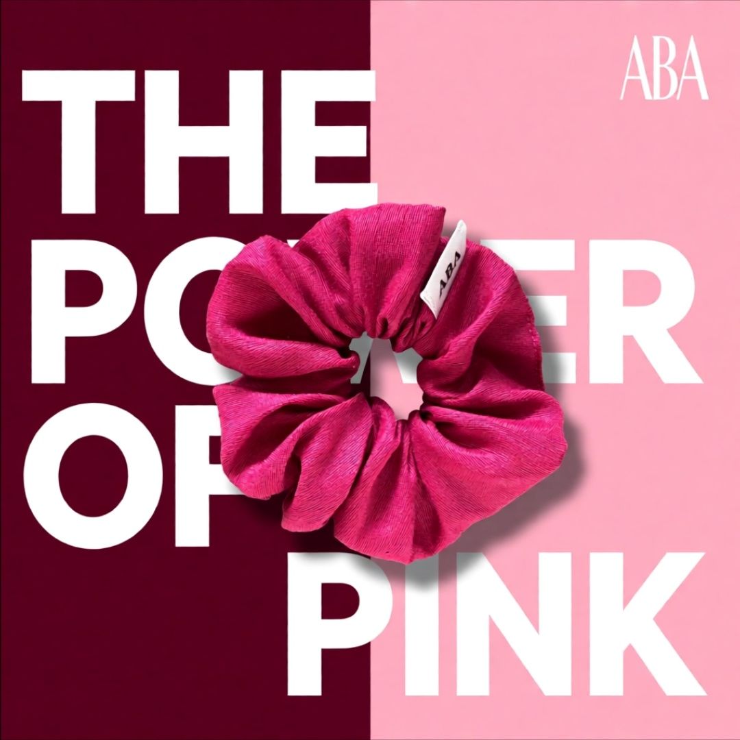 Haarschmuck: Scrunchie - Handgemachtes - Hot Pink - Weich & Haarfreun – Neu und originalverpackt aus Vals von ABA-Atelier 3