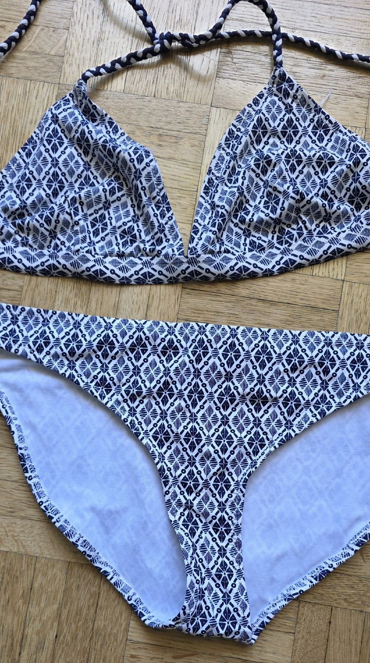 Costumi da bagno & Bikini: Maillot de bain/bikini taille 40 blanc/bleu – Usato da Yverdon-les-Bains venduto da van_dq65 6