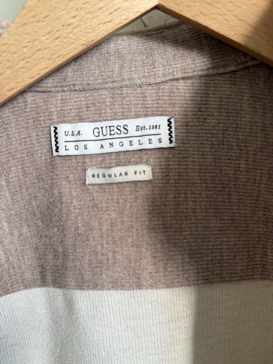 Guess Camicie: Guess Hemd Jacke beige, Herren Grösse L – Usato da Münchenstein venduto da sof_8vcz 1