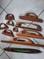 LOT de NAVETTES pour ancien METIER À TISSER