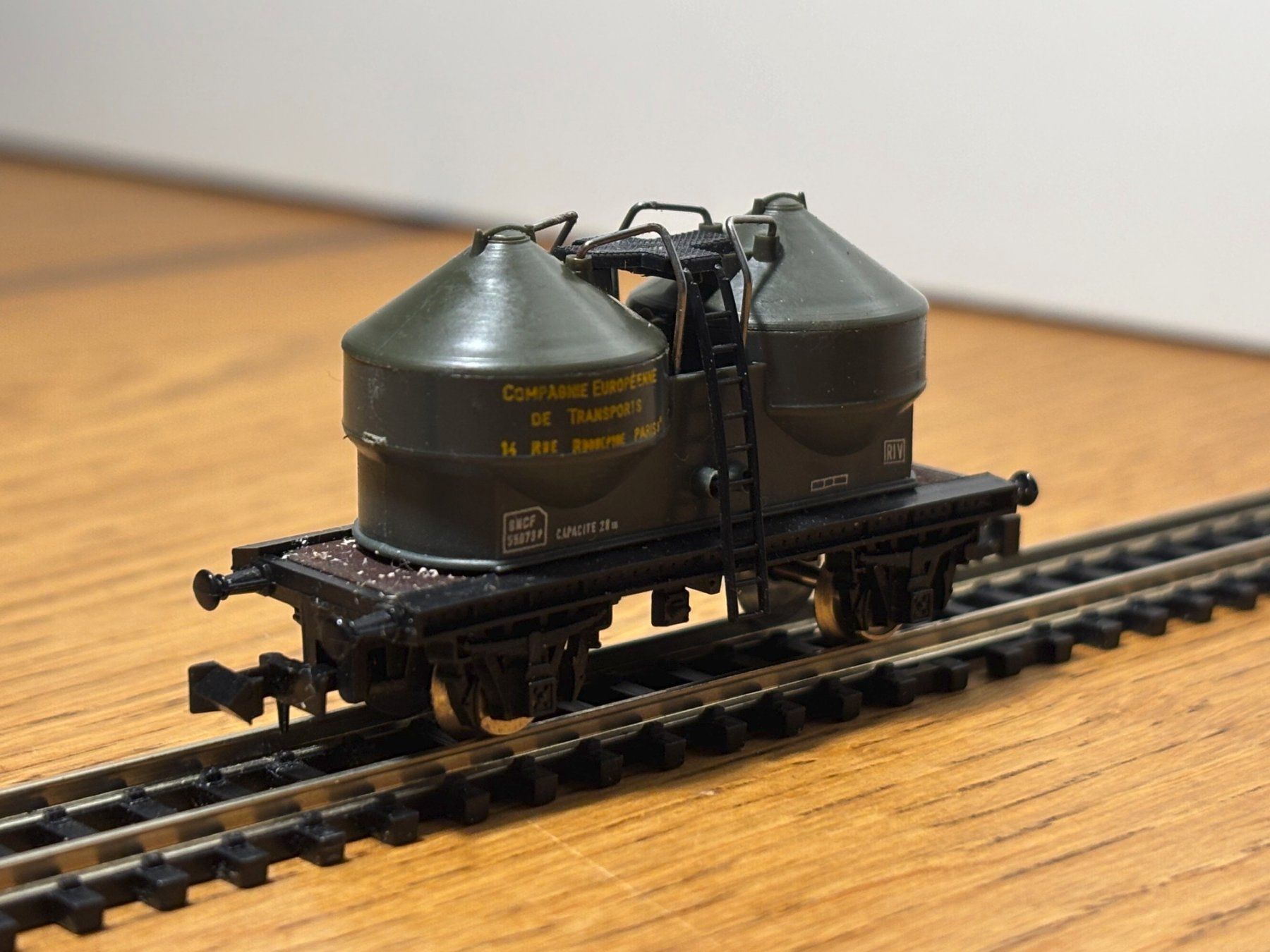 Modellini di ferrovie: e1521: Silowagen (Spur N) – Usato da Birsfelden venduto da Birs_25 1