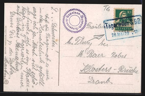 Cartoline postali: AK Arenenberg, Blick auf das Schloss – Usato da Berlin venduto da bartko-reher 1