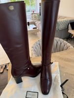 Gucci Stiefel Bordeaux / Bordeauxbraun Grösse 39