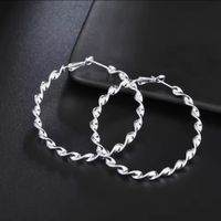 Elegante Ohrringe, 925 versilbert