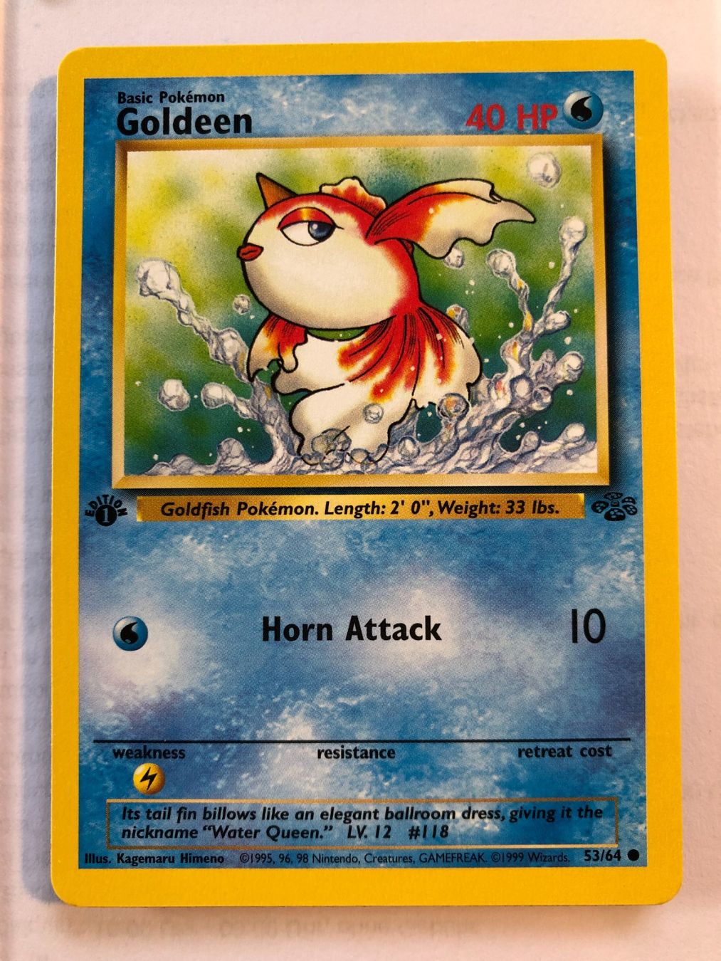 Carte collezionabili: Goldeen 1st Jungle - MINT - ab 1.- – Usato da Giubiasco venduto da dan_pr8b