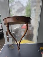 Konsolentisch mit Schublade braun Holz  Schublade. 