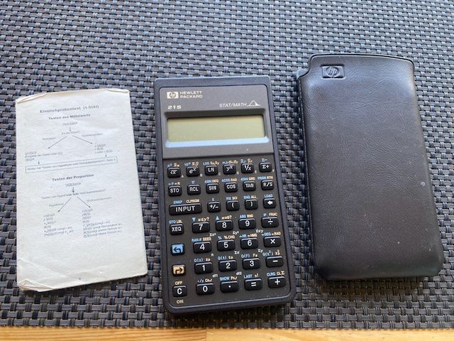 Hewlett Packard Taschenrechner: Hewlett Packard Taschenrechner – Gebraucht aus St. Moritz von CoEgger01