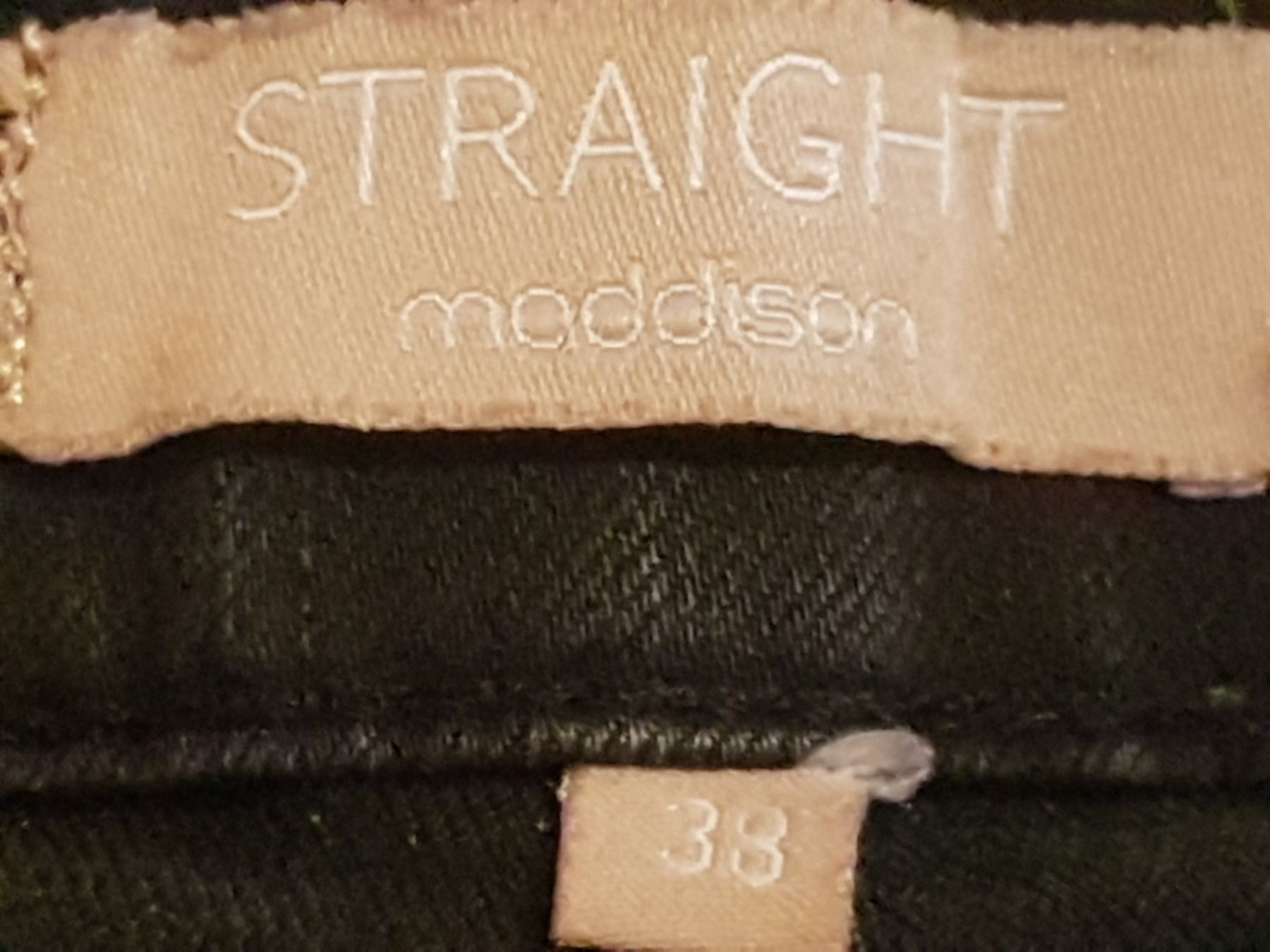 Maddison Hosen: Pantalon noir taille 38 marque Maddison 80% coton – Gebraucht aus Villiers von san_jn5w 3