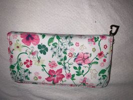 Portemonnaie Portmonee Tasche Blume mit Fächern Geldtasche