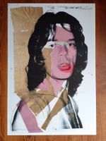 Mick Jagger von Andy Warhol  Original Poster MUMOK Wien 2010