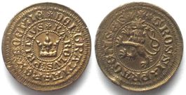 "Prager Groschen of CHARLES IV" Medal ca.1975 bronze 33mm