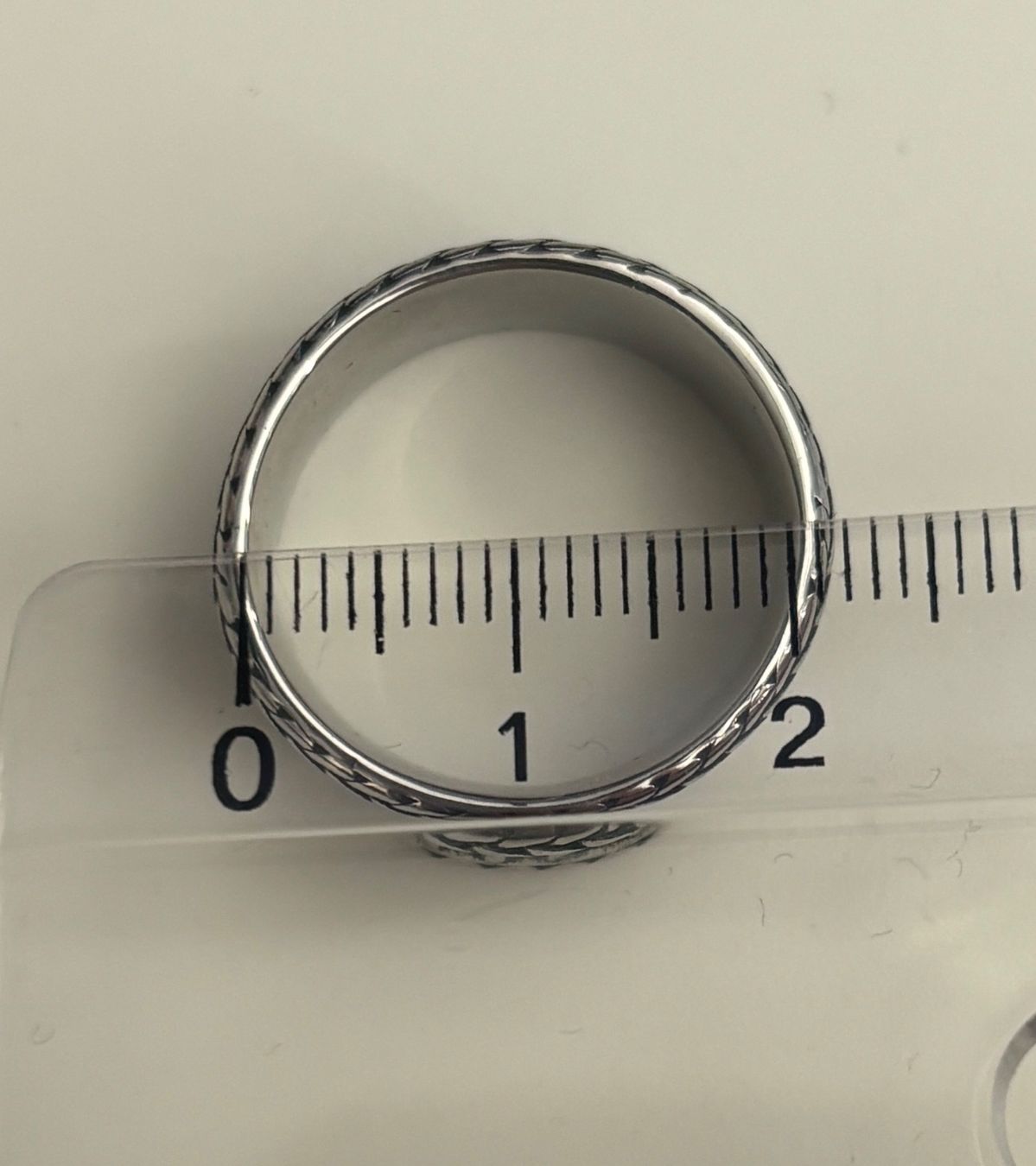 Anelli: Stahl Ring Runen Wikinger Vikings US Grösse 10 – Nuovo (secondo la descrizione) da Egg b. Zürich venduto da superman1975 3
