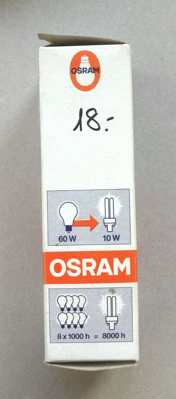 Osram Lampade: Lampe Osram Dulux D  Sockel G24d-1 – Nuovo e nell'imballaggio originale da Goldau venduto da Ejidomar 3