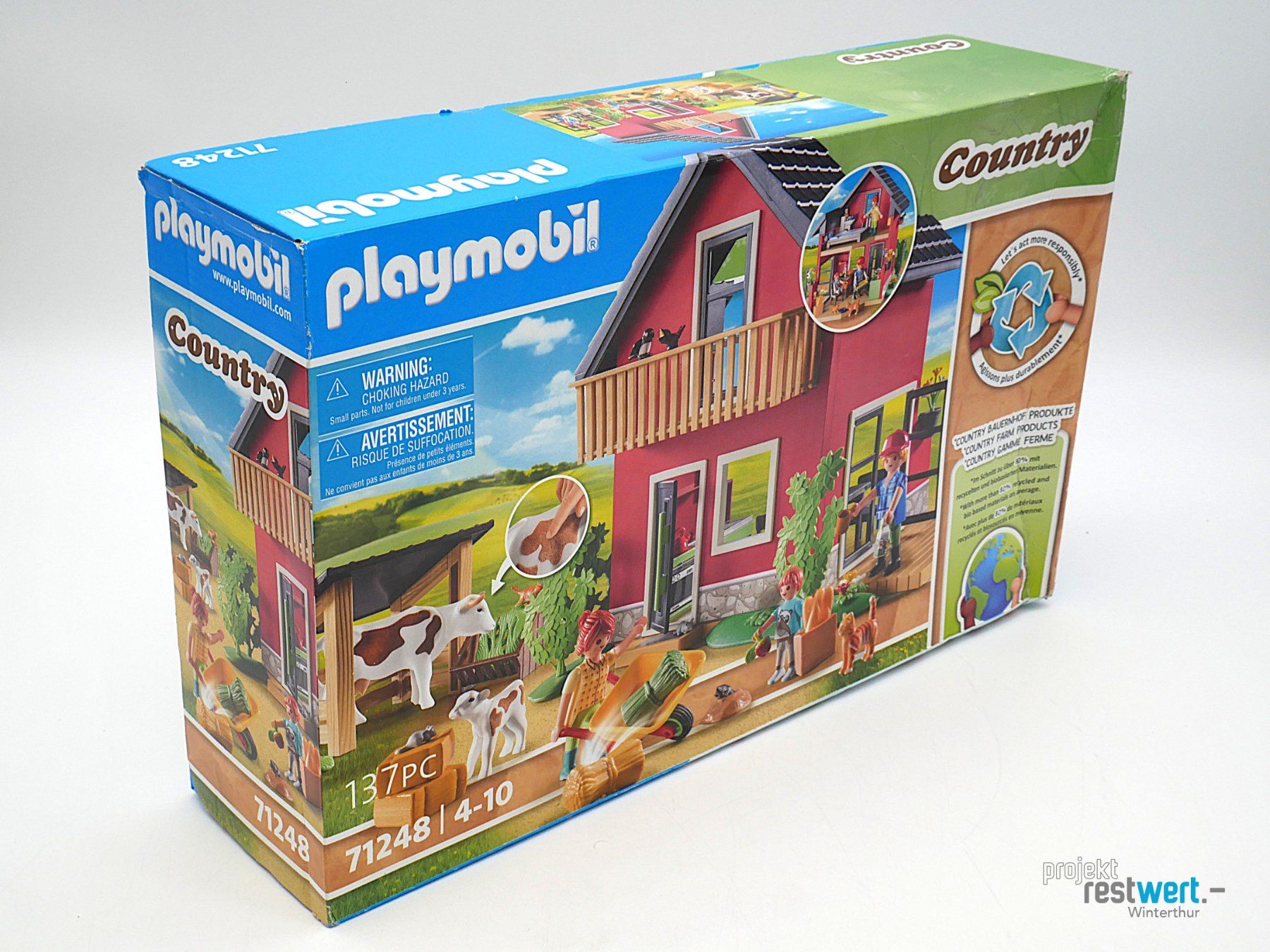 Playmobil Spielzeuge: PLAYMOBIL Bauernhaus 71248 – Neu und originalverpackt aus Winterthur von Restwert_Winterthur 1