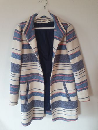 Esprit Damen Übergangs Jacke, gestreift, Grösse 336