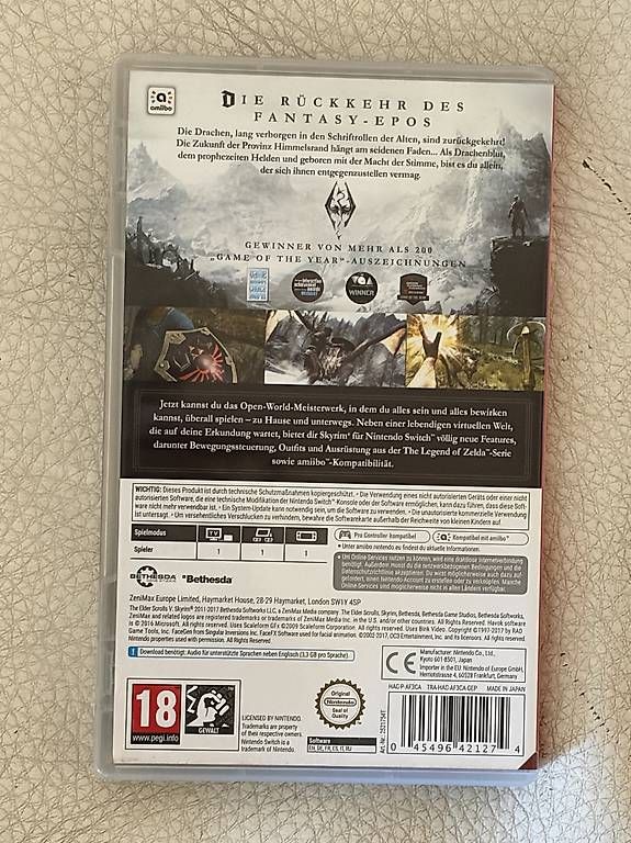 Giochi: The Elder Scrolls V: Skyrim  Nintendo Switch – Usato da Allschwil venduto da fre_8dtt 1