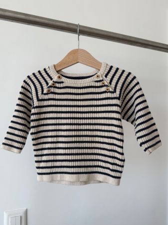 Pull marinière bébé Cyrillus Paris – 9-12 mois
