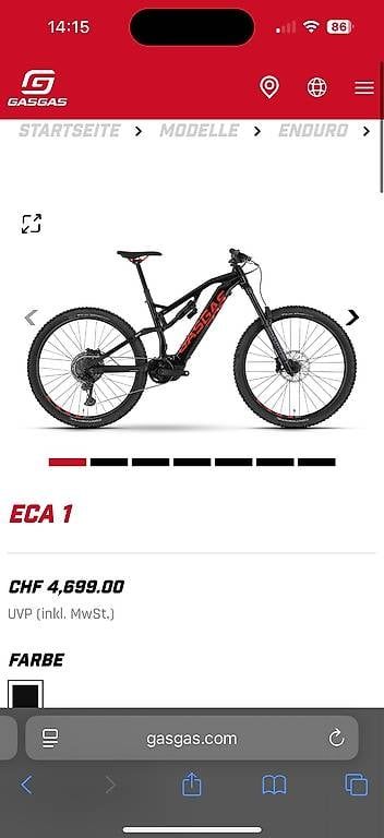 Gas Gas Biciclette: E-bike Gas Gas ECA1 – Usato da Luzern venduto da mco_bm8t 4