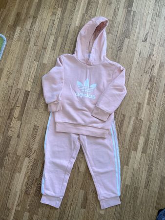 Adidas Trainingsanzug Rosa Gr. 104 Top Zustand!