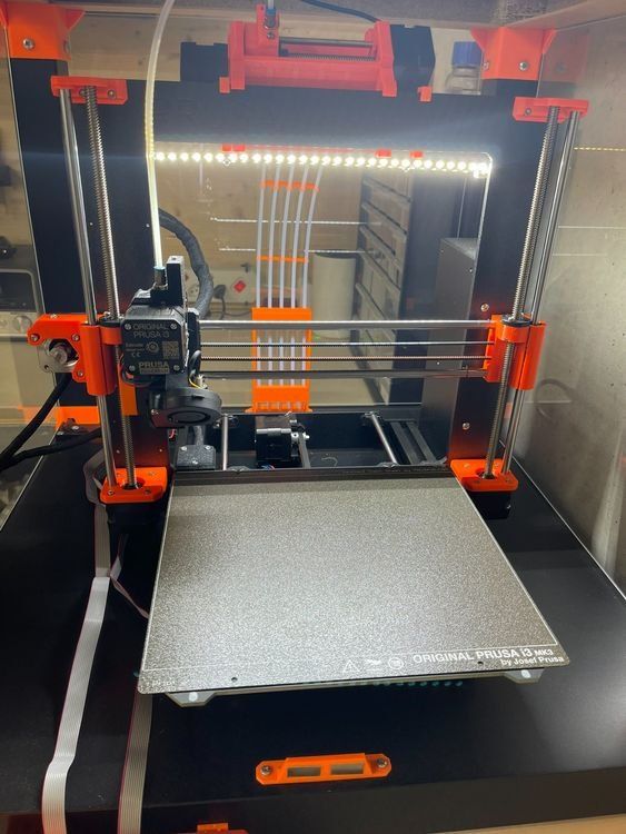 Prusa Stampanti 3D: PRUSA I3 Mk3s, OctoPI, MMU2 5 Farben Druck und LED – Difettoso da Gurmels venduto da Nero82 1