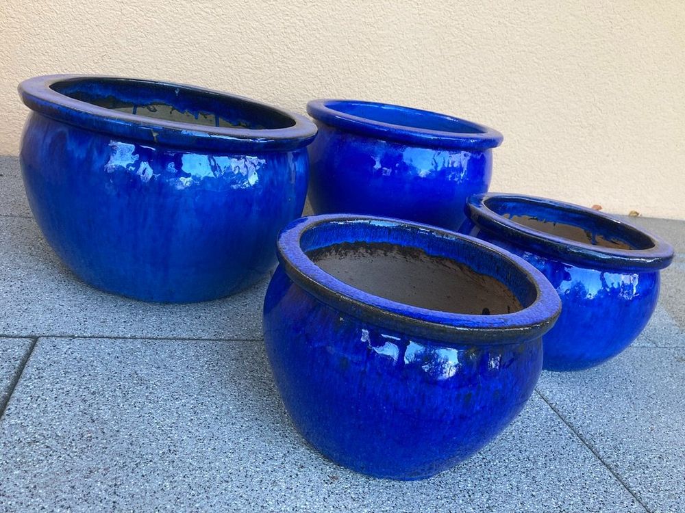 blaue-ton-blument-pfe-4-st-ck-in-2-gr-ssen-gebraucht-in-aesch