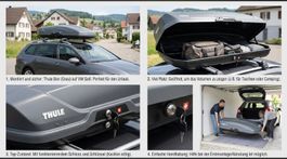 Thule Dachbox zu vermieten – Viel Platz für Urlaub & Ausflüg