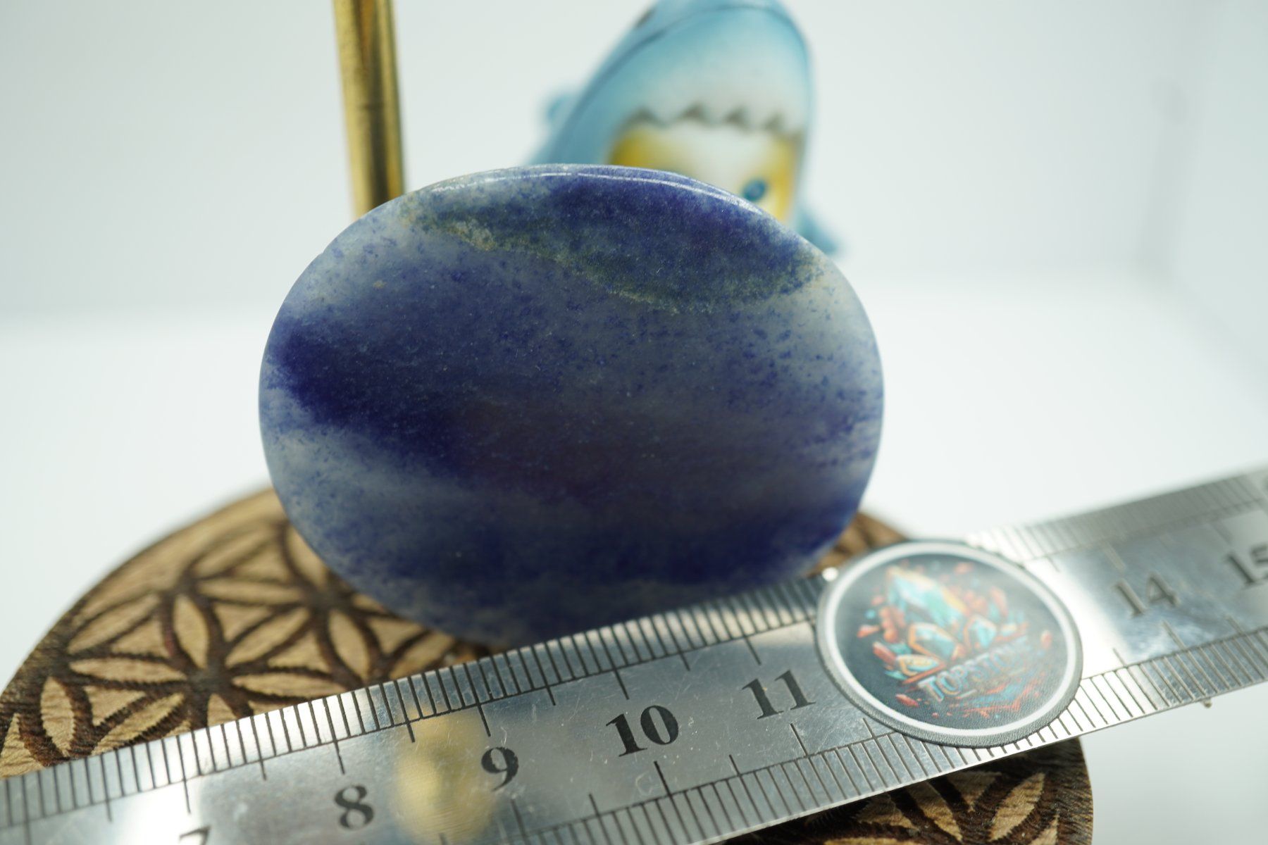 Minerali & Pietre curative: Blauquarz     Scheibenstein       ab 1.- Auktion – Nuovo e nell'imballaggio originale da Eschenbach SG venduto da topstone 5