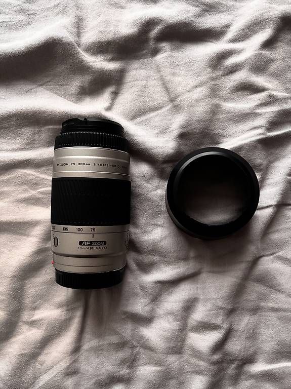 Minolta Obiettivi: Minolta 75-300mm F4.5 Objektiv A Mount – Usato da Flawil venduto da rma_8rc2
