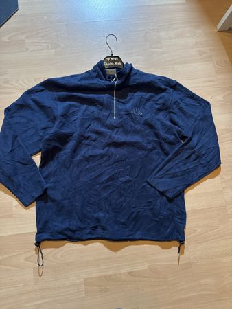 Pull Kappa bleu avec fermeture eclair Xl