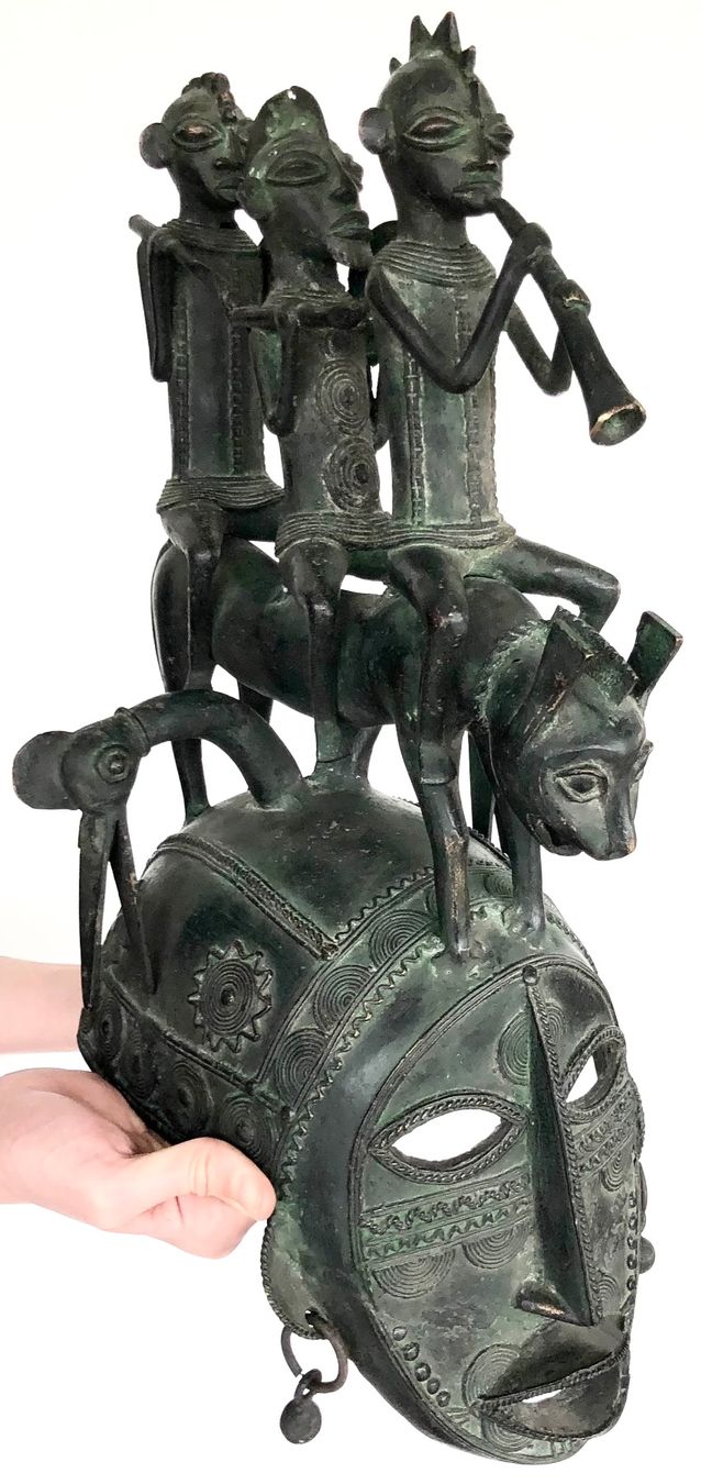 Skulpturen & Statuen: Mega XXL feine alte Bronze Skulptur Höhe 52 cm Kg 7,2 – Gebraucht aus Rüthi (Rheintal) von Kunsthaus777 1