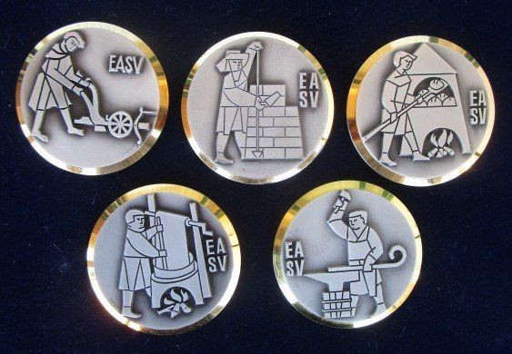 5 X EASV - Gruppen Final 1965 - 1966 - 1967 -1968 - 1969 (Gebraucht) in ...