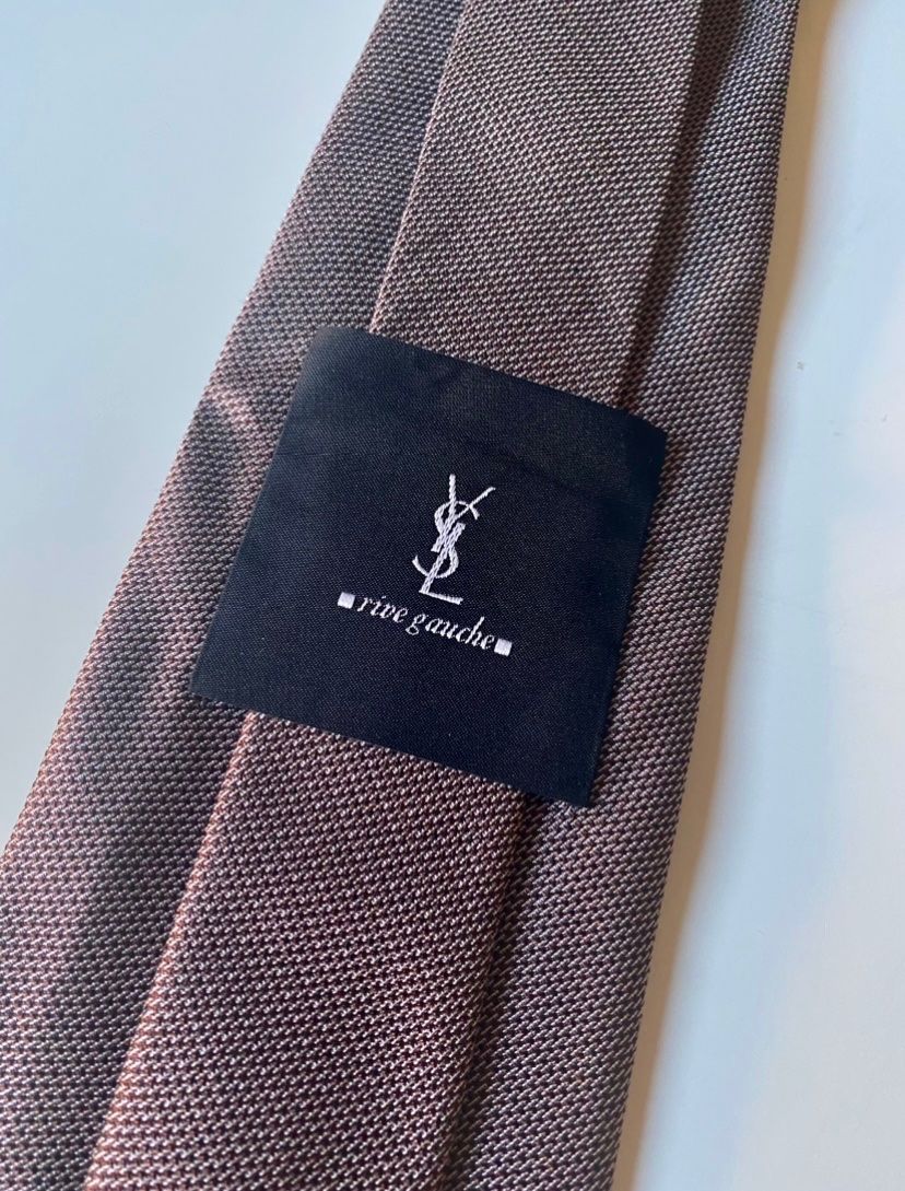 Saint Laurent Krawatten: Yves Saint Laurent cravatta cerimonia NUOVA – Neu (gemäss Beschreibung) aus Mendrisio von SGR85 1