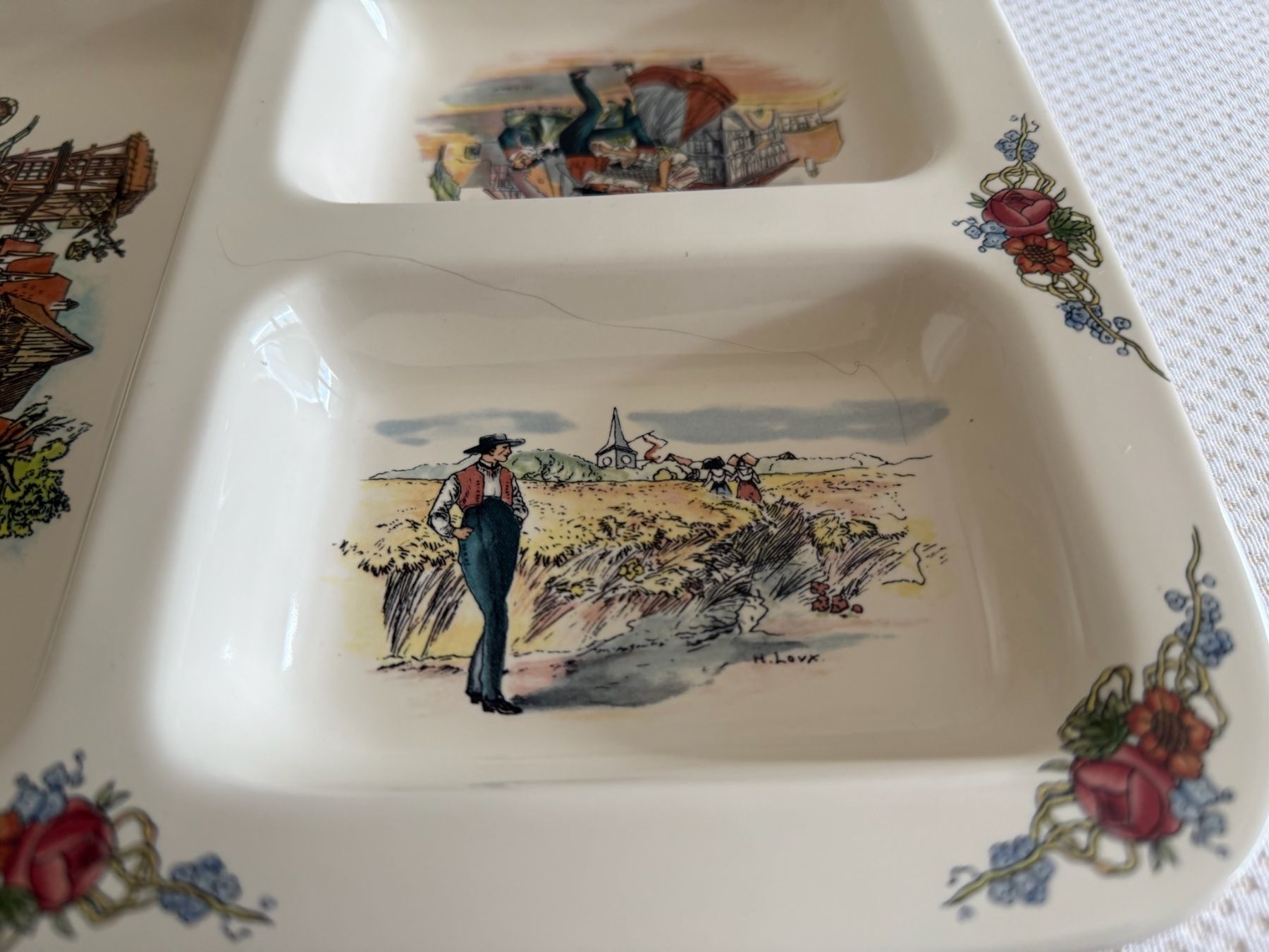 Servierplatten: Sarreguemines - Obernai - plat – Gebraucht aus Sion von accroshoes 4