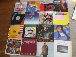 (Set6) 38x Schallplatten 80s Dj Club Sound Rap Hip Hop Pop