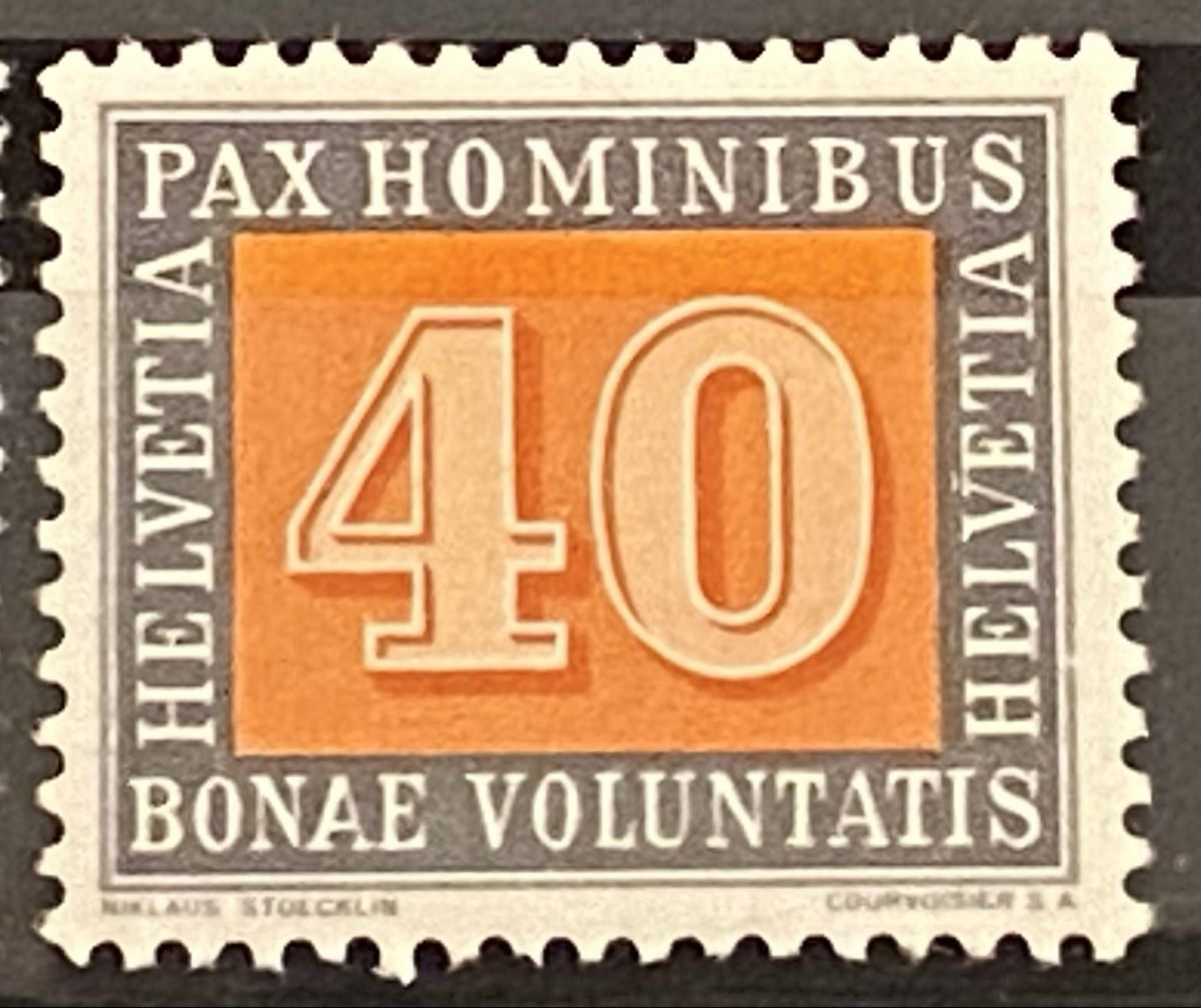 Tutti i francobolli: Timbres PAX -  Suisse – Usato da Petit-Lancy venduto da Solcarm 7
