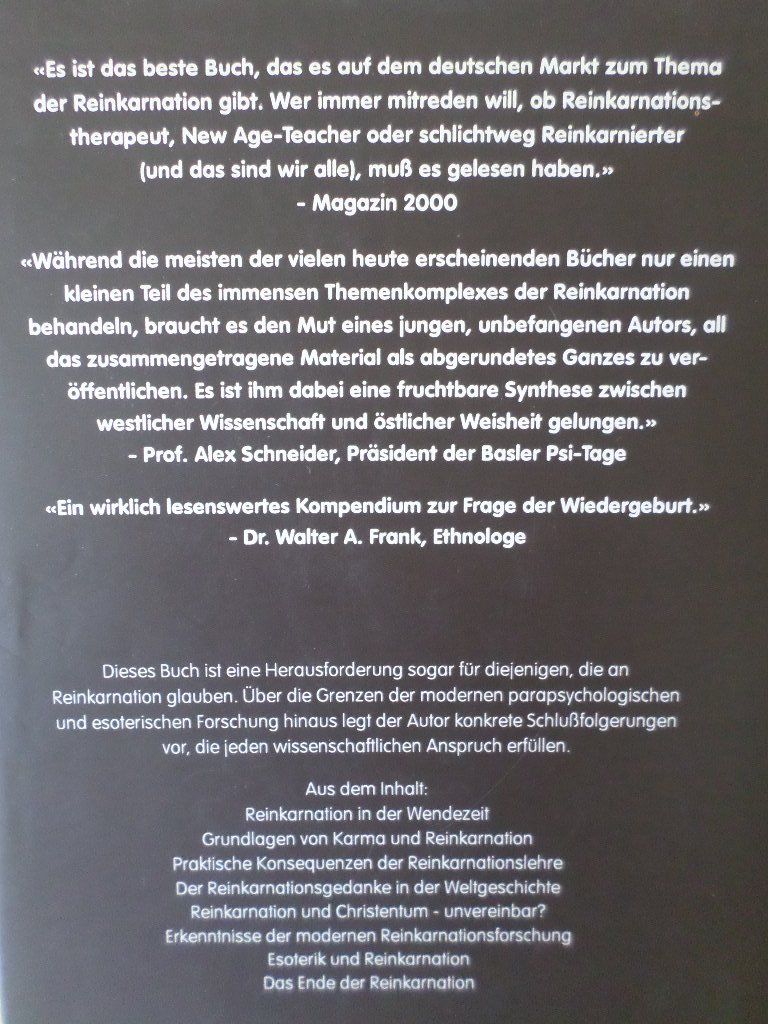 Libri: Reinkarnation / Ronald Zürrer – Usato da Liestal venduto da man_7bt6 1
