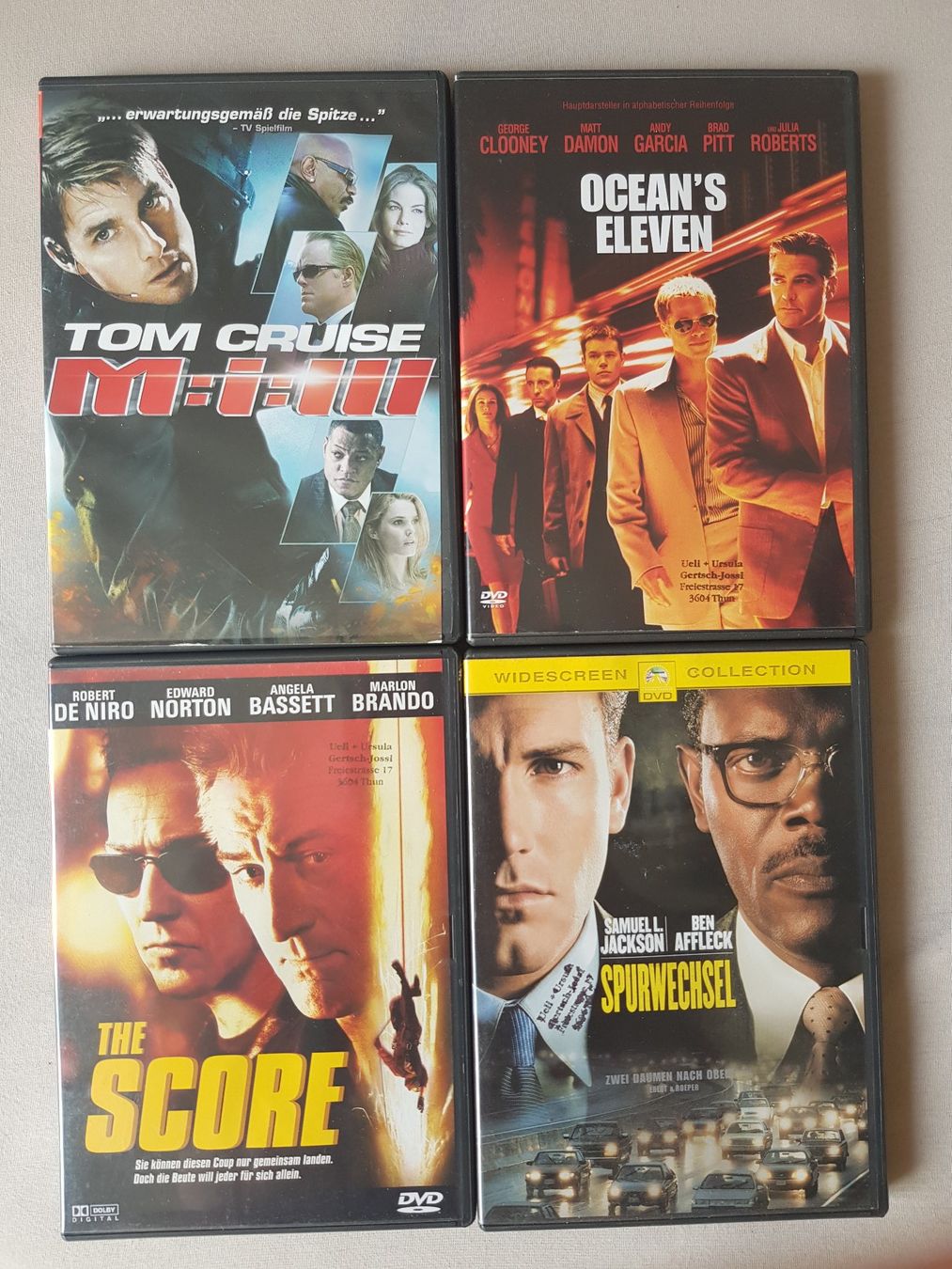 Tous les DVDs: Action und Mystery DVD-Pack 03 – D'occasion à thun par lucky_manxy
