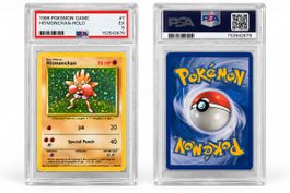 Pokémon Hitmonchan Holo #7 – Base Set 1999 – PSA 5