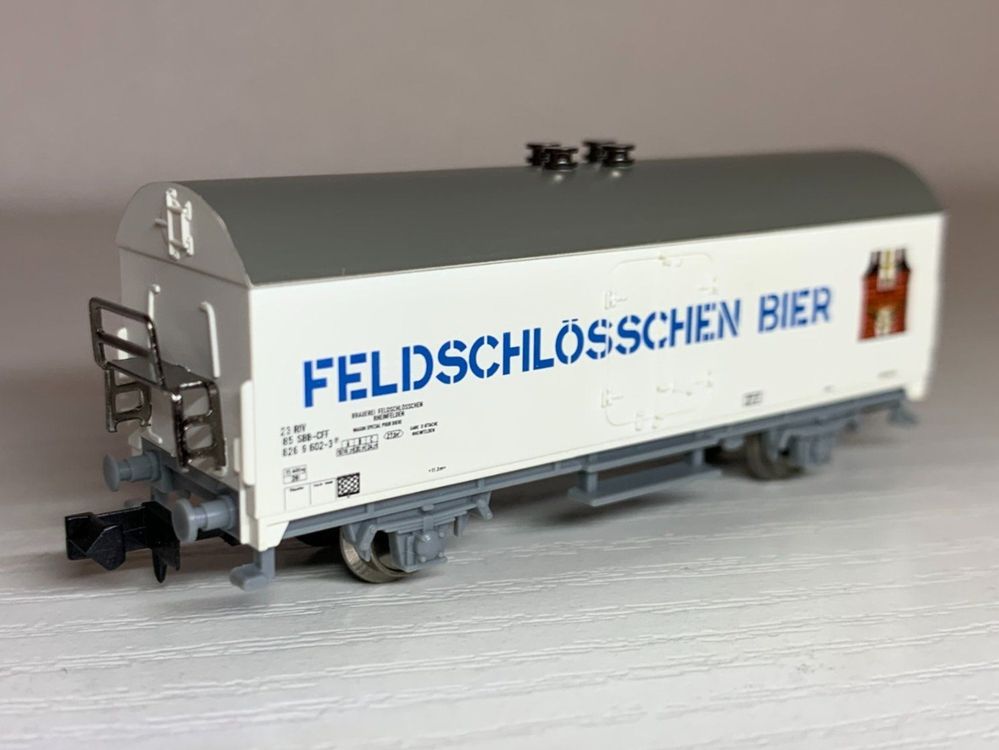 Jouef 627400 Ho Sncf Wagon Couvert Frigorifique 2 Essieux Uahs Bière