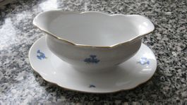 Antikes Porzellan Sauciere